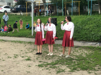 Воспитанники и преподаватели ДМШ №1 выступили в рамках Фестиваля дворового творчества «День двора»