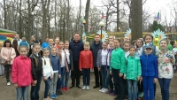 Ансамбль «Домисолька» на открытии обновленного аттракциона «Волна» в парке им. В.Г. Белинского) 